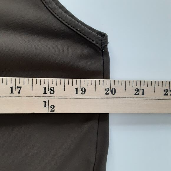 Paula Cahen D' Anvers Chocolate Brown Jersey Swing Dress Sleeveless Slip Dress - Picture 6 of 8